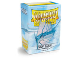 dragon shield matte sleeves sky blue strata 100 count