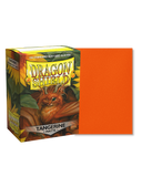 dragon shield matte sleeves tangerine 100 count