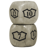 Ultra PRO: Loyalty Dice Set - 22MM Deluxe with 7-12 (Plains)
